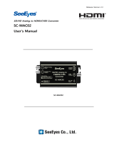 SeeEyes SC-MAC02 SD or HD Analog to HDMI or CVBS Converter User manual