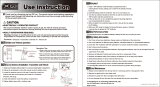 XQ 3808 Remote Control Car Operating instructions