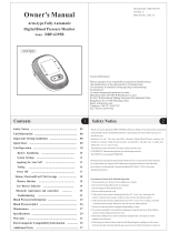 Sejoy DBP-6295B Arm Type Fully Automatic Digital Blood Pressure Monitor Owner's manual