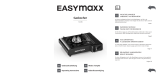 Easymaxx Gaskocher, tragbar 2100 Watt - schwarz Operating instructions