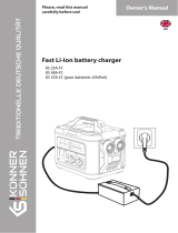 K nner S hnen KS 22A-FC Fast Li-Ion Battery Charger Owner's manual