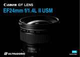 Canon EF24mm f/1.4L II USM EF Lens Operating instructions