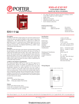 Potter RMS-6T-EXP-WP Explosion Proof Owner's manual