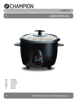 Champion CHRK110 Rice Cooker User manual