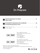 Dr Prepare DMEM-0BK01-US Heated Massage Eye Mask User guide