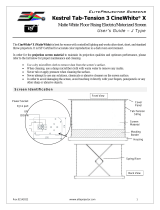 Elite Projector Kestrel 3 CineWhite X Tab-Tension User manual