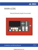 MGC RAXN-LCDG Network Remote Graphic Annunciator Installation guide