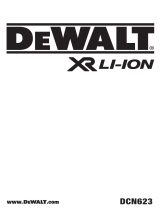 DeWalt DCN623N User manual