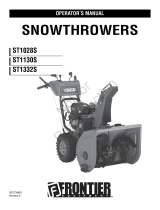 Simplicity LARGE FRAME SNOWTHROWER User manual