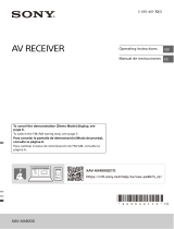 Sony XAV-AX4000 Operating instructions