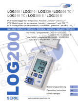Dostmann LOG200 PDF-Data Logger User manual