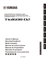 Yamaha Tio1608 Owner's manual