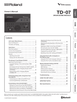 Roland TD-07KX Owner's manual