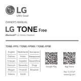LG TONE-FP9W User manual