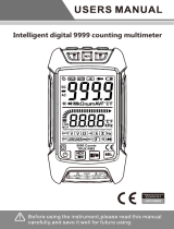 Meterk 9999 Intelligent Digital Counting Multimeter User manual