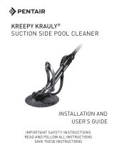 Pentair Kreepy Krauly Suction Side Pool Cleaner Installation guide