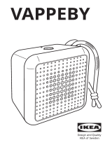 IKEA VAPPEBY Bluetooth Speaker Lamp User manual