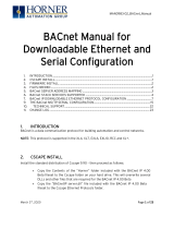 Horner APG BACnet User manual