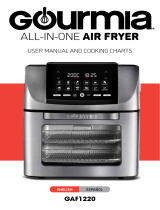 Gourmia GAF1220 All In One Air Fryer User manual