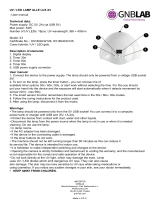 GNB LAB ALLE LUX X3 UV or LED Lamp User manual