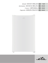 eta 275990000E Freezer User manual