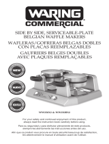 Waring Commercial WW250BX2 Side By Side Serviceable-Plate Belgian Waffle Makers User manual