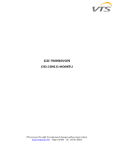 VTS CO2-SENS-D-MODRTU CO2 Concentration Transducer User manual