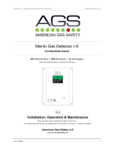 AGS 150822 i-S Combustible Gases Merlin Gas Detector User manual