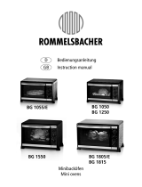 Rommelsbacher BG 1805/E User manual