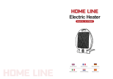 HOME LINE HL-HT800W Electric Heater User manual