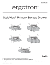 Ergotron StyleView Primary Storage Drawer User guide