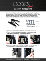 Procar Rally Series Seat Black Leather Left Side User manual