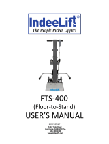 IndeeLift FTS-400 Floor To Stand Human Floor Lift User manual