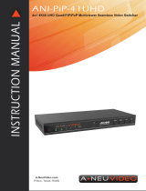 A-Neuvideo 4×1 4K60 UHD Quad/PiP/PoP Multiviewer Seamless Video Switcher User manual