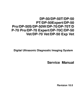 Mindray DP-50 Expert Service Manual User manual