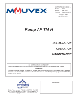 Mouvex 1005-C00 Pump AF TM H Installation Operation Manual