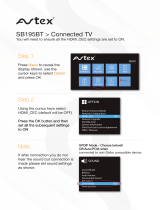 Avtex SB195BT TV Soundbar and Bluetooth Speaker System Operating instructions