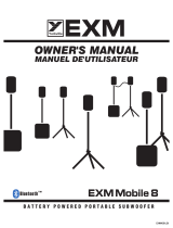 YORKVILLE EXM-Mobile-8 Owner's manual