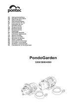 Pontec 3200 PondoGarden Irrigation Pump User manual