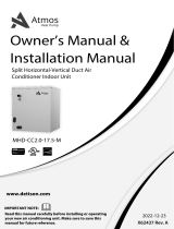 Dettson A Coil Indoor Unit Installation guide