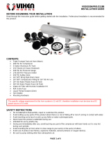 Vixen Horns VXO8330APRO/3118B Train Horn Kit for Trucks/Car/Semi. Complete Onboard System Installation guide