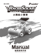 Pro sKit GE-685 Solar Racer Car User manual