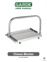 Garde 181CHEESBLK Cheese Blocker User manual