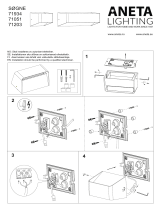 ANETA LIGHTING SØGNE 71934 Wall Lamp black User manual