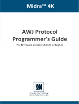 Analog way Eikos 4K Programmer's Guide