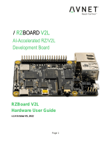 AVNET RZBoard V2L AI Accelerated Development Board User guide