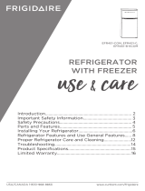 Frigidaire EFR451-COM Refrigerator User manual