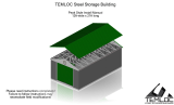 Temloc Steel Buildings SHD-P-12-09-21-11-DX User guide