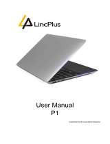LincPlus P1 Ordinateur Portable PC Windows 10 S Netbook 13.3'' 1080P Full HD IPS Laptop ,Intel Celeron N4020 4 Go RAM 64 Go Stockage Gris Clavier Français AZERTY User manual