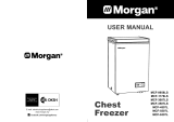 Morgan MCF-6307L Series Chest Freezer User manual